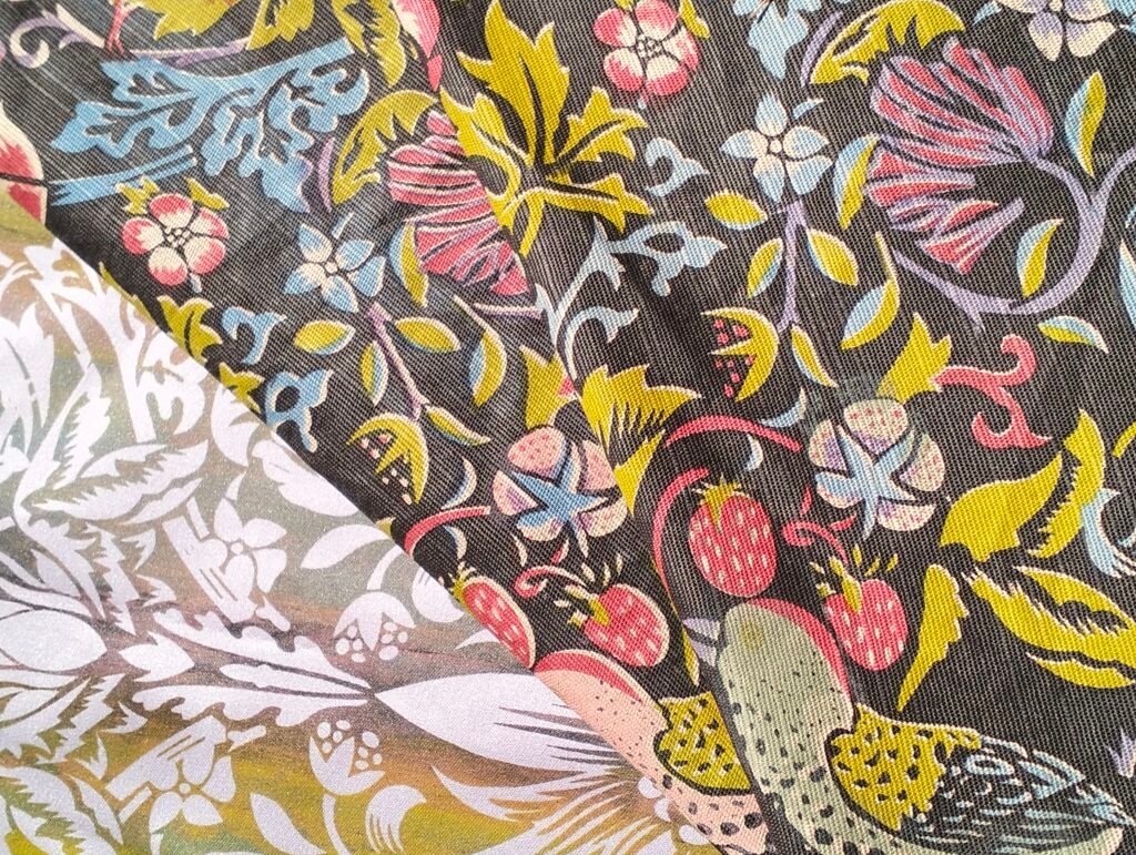 The Strawberry Thief by William Morris, Screen print by Aleezay Mohsin
